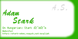 adam stark business card